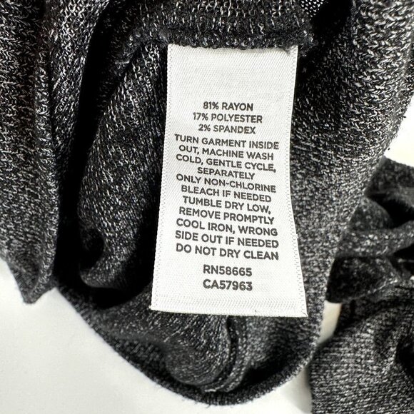 Zella Ruched Sleeve Pullover Charcoal Size Girls Large (10/12) Cropped - Picture 4 of 7